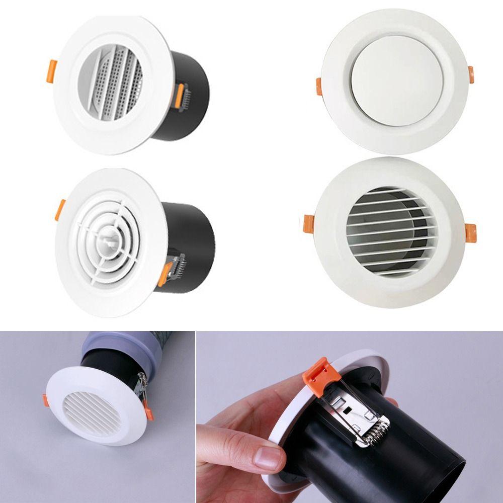 75/100mm Exterior Wall Air Vent Air Circulation Vents Waterproof Cap Ducting Ventilation Grilles