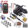 750w Digital Multimeter Soldering Station 2 In 1 Lcd Digital Display 8898 Rework Welding Station Kit Air Repair Tool