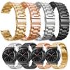 Mens Stainless Steel Strap For HUAWEI Watch GT Metal Wrist Band For Honor Samsung Galaxy 3 Watch Bracelet Luxury Watchband Accessories Strap 20mm 22mm