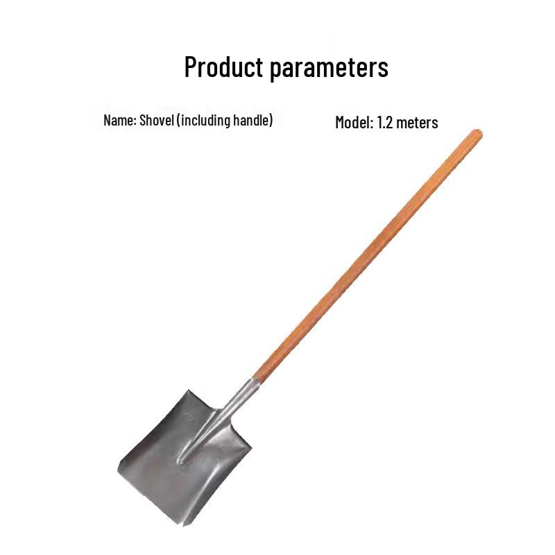 GULIHUANG 1.2m Agricultural Iron Shovel