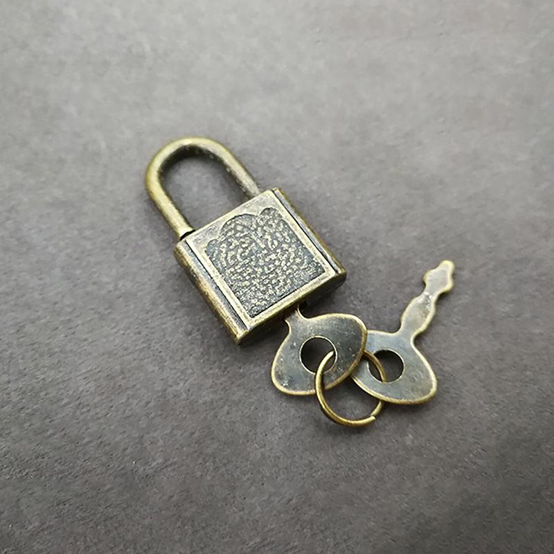 Мини ретро замок для блокнота дневника небольшой багажный ящик замок с ключами набор