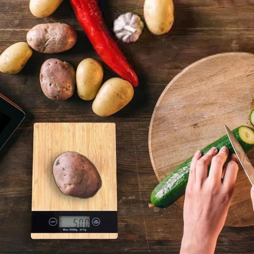 Функция тары Цифровые пищевые весы ЖК-дисплей Электронные бытовые весы Фрукты