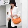 Large Capacity Nylon Bag Women's Shoulder Bag Crossbody Bag Solid Color Hobo Bag