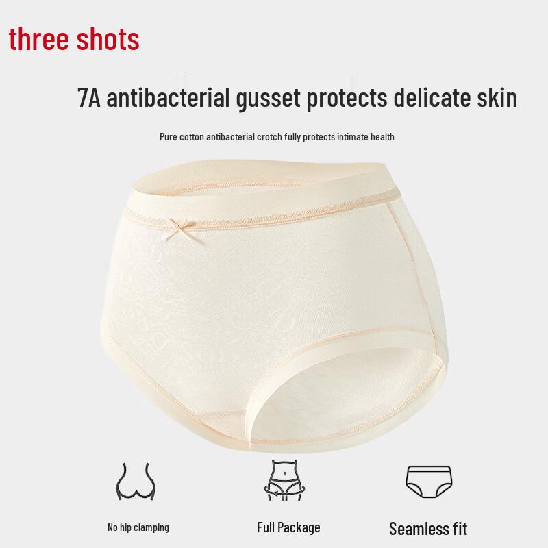 Женские трусы-слипы с высокой посадкой из модала Threegun Cloud Feel (3-Pack)