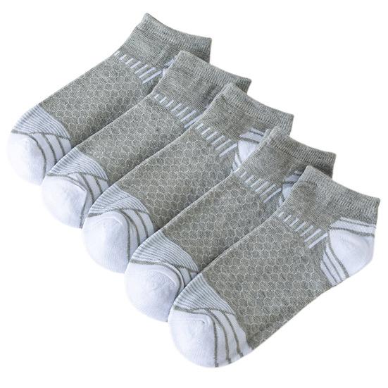 5 пар мужских баскетбольных носков, впитывающих пот, влагоотводящих, дышащих, с низким вырезом, нескользящие, для повседневной носки, для занятий йогой