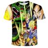 Футболка Dragon Ball для детей, футболки, аниме-фигурки, футболка Son Goku Super Saiyan, футболки для мальчиков, детская одежда, летняя одежда с коротким рукавом