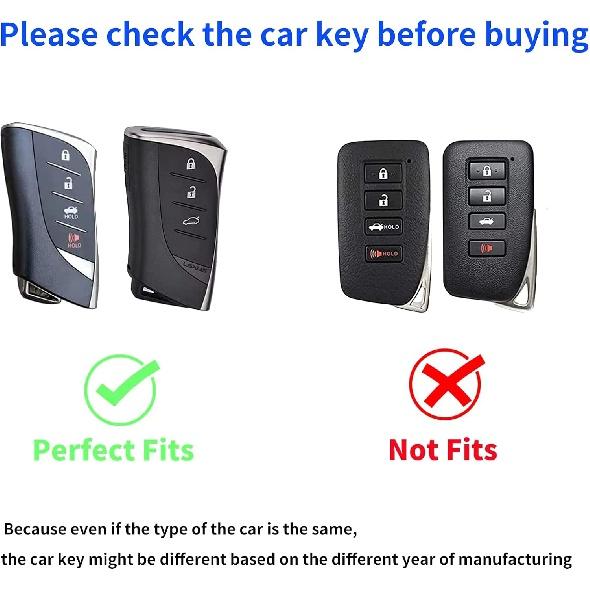 Чехол для брелока Lexus, совместим с ES350 ES300h UX200 LS500 LS500H LC500 LC500h Smart Key Premium Soft TPU с полной защитой от пыли