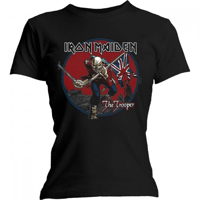 Iron Maiden Womens/Ladies Trooper Red Sky T-Shirt