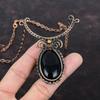 Ожерелье из черного оникса Ожерелье из медной проволоки Регулируемое ожерелье Ювелирные изделия из медной проволоки Драгоценный камень Ожерелье ручной работы Ювелирные изделия для подарка