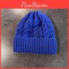 Hat Knit Simple With Embroidered Letters Warm Solid Color For Casual Wear