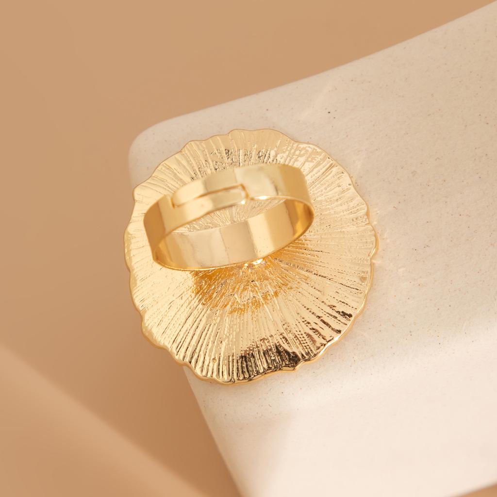 Повседневный стиль круглое полое кольцо из сплава старинный золотой цвет модные нерегулярные винтажные цветочные геометрические кольца на костяшки пальцев