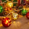 Cosy Christmas Tree Led Fairy Lights Hanging Plastic Colorful Christmas Ball  Living Room