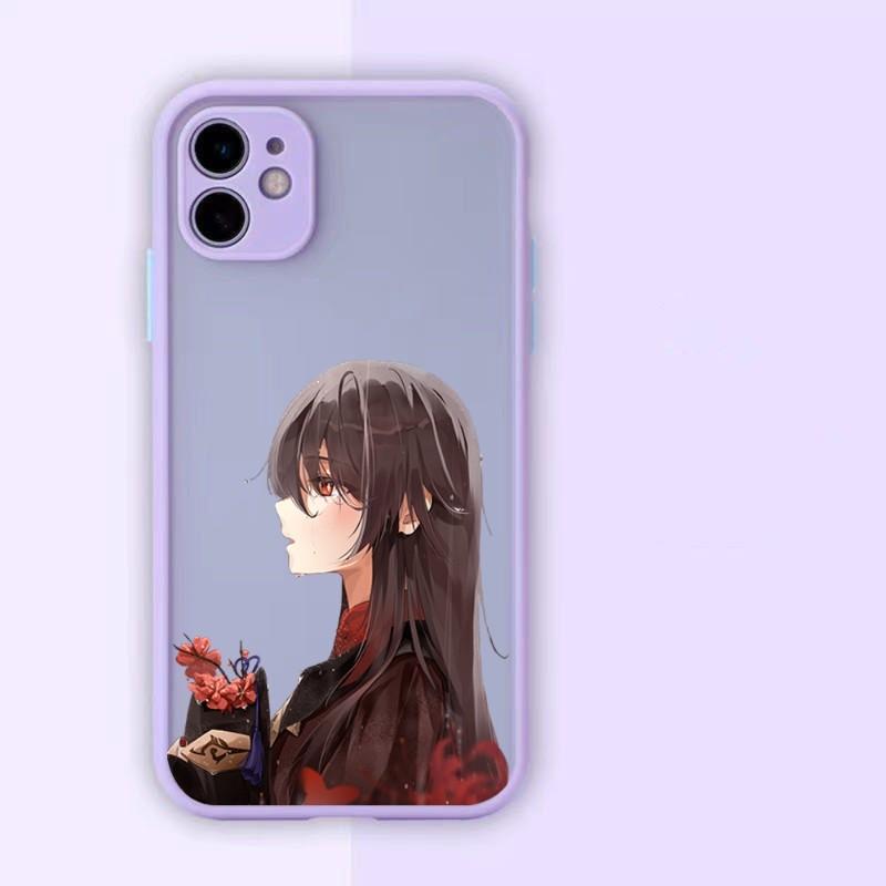 Чехол для телефона с милой девушкой Ху Тао для IPhone 14 13 12 11 Mini Pro Max XS X Max XR 8 7 Plus SE 2022, цвет кожи, чехол для телефона