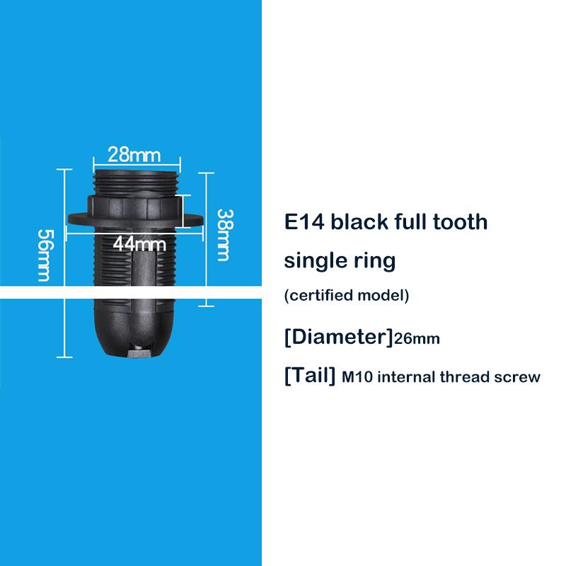 Led Light Bulb Lamp Base Head Power Holder AC Lampholder E14 E27 M10 Socket Electric Pendant Socket Screw Lamp Shade Converter