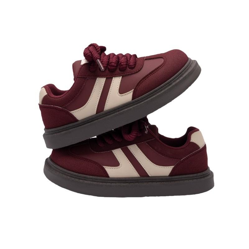 Глобальные бордовые немецкие кроссовки женские весна 2025 новые высококачественные универсальные легкие кроссовки для сноубординга ZHQ5529