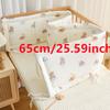 2025 Baby Crib Fence Soft Cotton Bag Anti-collision Strip Children's One-piece Bed Fence Spliced Bed Protection Cloth Baby Fence