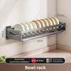 Кухонная миска Полка для сушки тарелок Настенная сушилка для посуды Многофункциональная подставка для палочек для еды Ложка Столовая посуда Держатель для тарелок