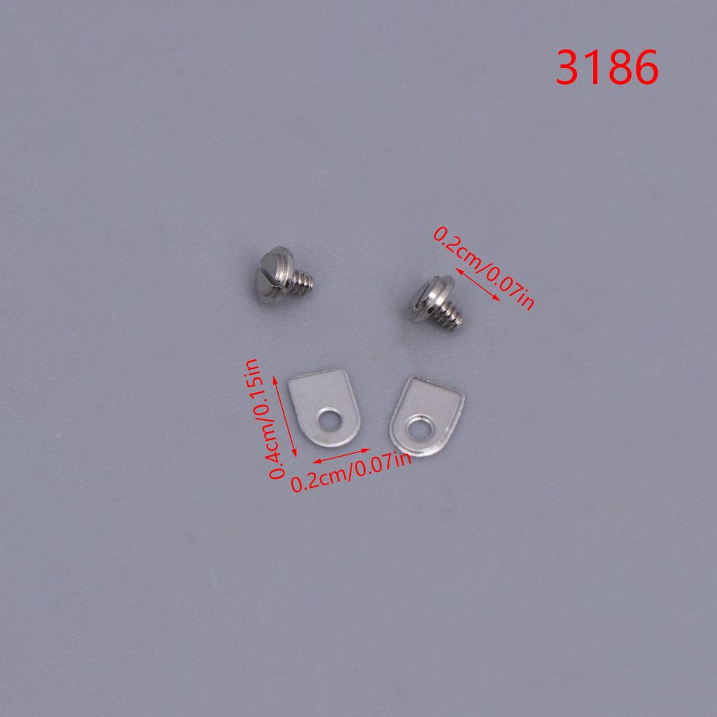 1Set 3135 Screw Metal Watch Movement Part 3186 Fixing Securing Screw Gasket Fit For Watch 3135 3186 Movment Screw