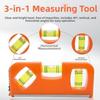 Magnetic Mini Vertical Spirit Levels Horizontal Ruler  For Determining Horizontal Vertical Plane
