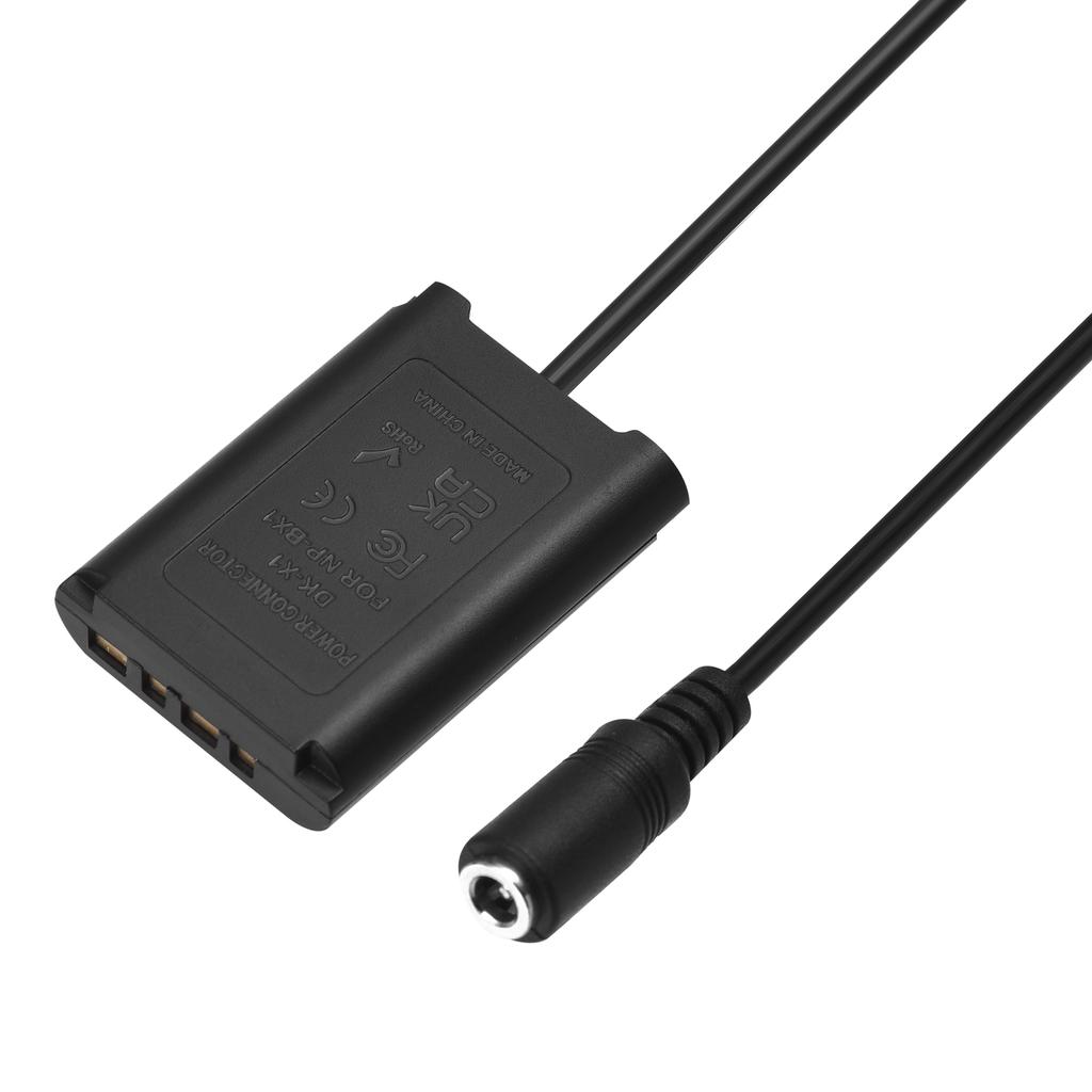 Andoer DK-X1 Адаптер переменного тока NP-BX1 Имитатор аккумулятора Комплект адаптера постоянного тока Замена аксессуаров для Sony