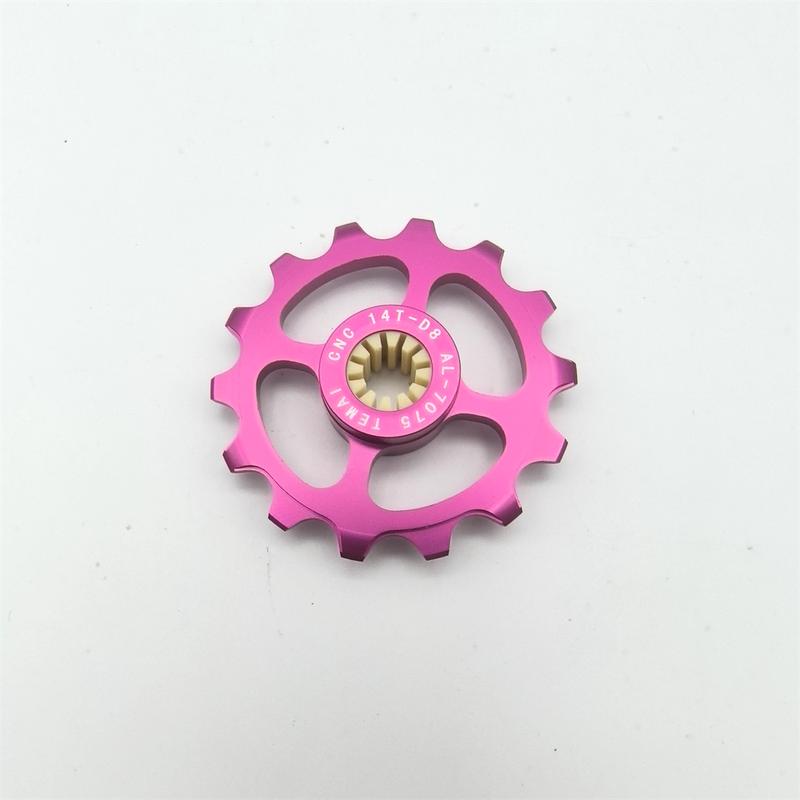 Folding bicycle chain tensioner wheel 14T for brompton A C P Tline chain tensioner pulley 8mm hole