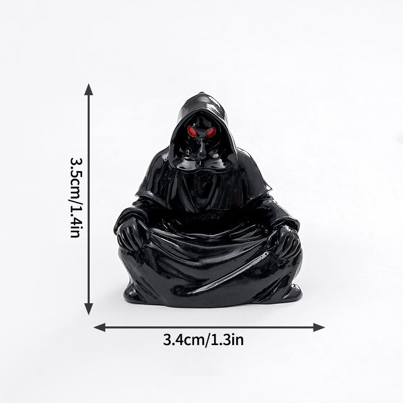 Хэллоуин Череп Орнамент Мумия Призрак Страшный Настольный Декор Хэллоуин Полимерные Миниатюры День Мертвых Детский Подарок Микро Ландшафт