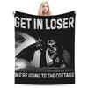 Warm Throw Blanket Picnic Heated Rivalry Blanket  Flannel Bedspread For Sofa Home Pattern Sofa Bed Cover