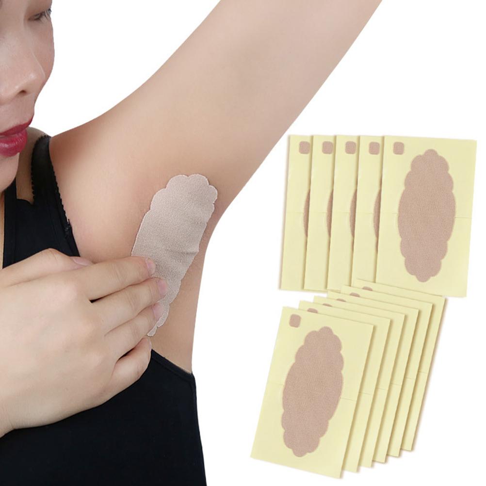 10Pcs Anti Perspirant Pads Underarm Sweat Pads Underarm Anti Perspirant Protectors