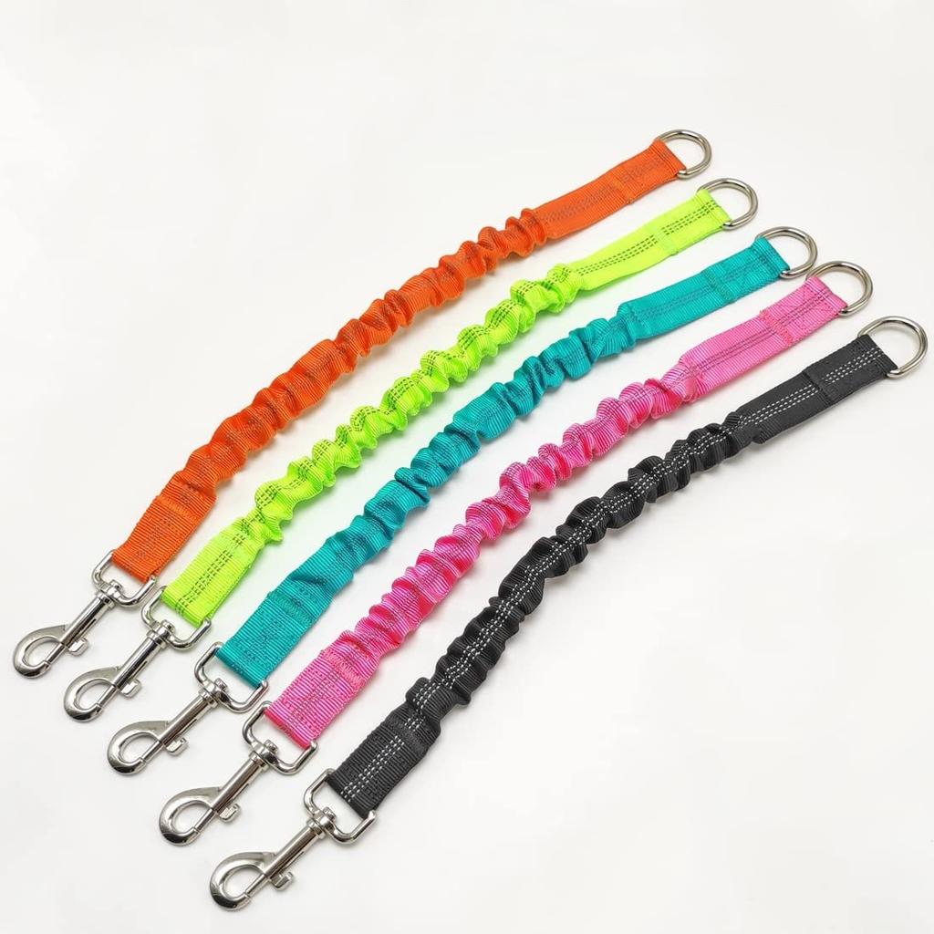 Dog Lead Shock Absorber Medium Dogs Pet Elastic Rope Indestructible Toys Walking Leads Extension Bungee Black Training Leash