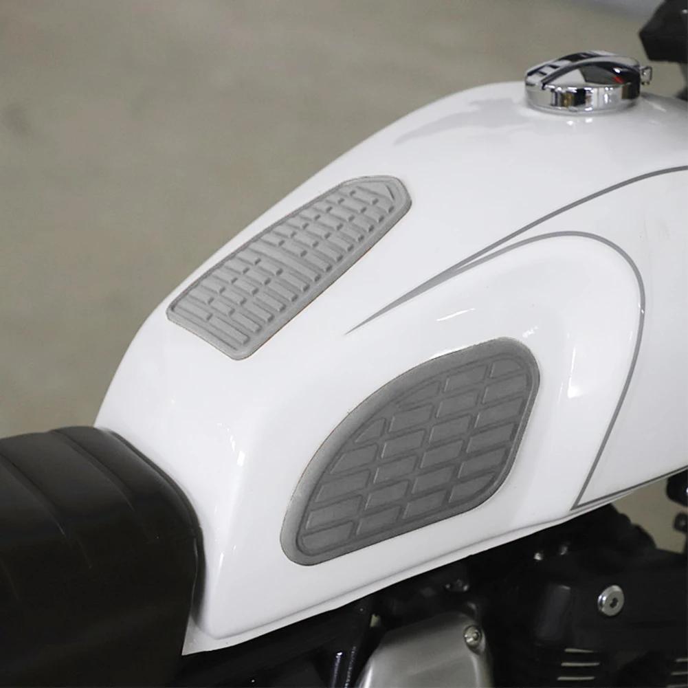 Универсальный мотоцикл Cafe Racer накладка на топливный бак боковая наклейка на бензобак защита колена винтажные боковые панели для Honda Yamaha