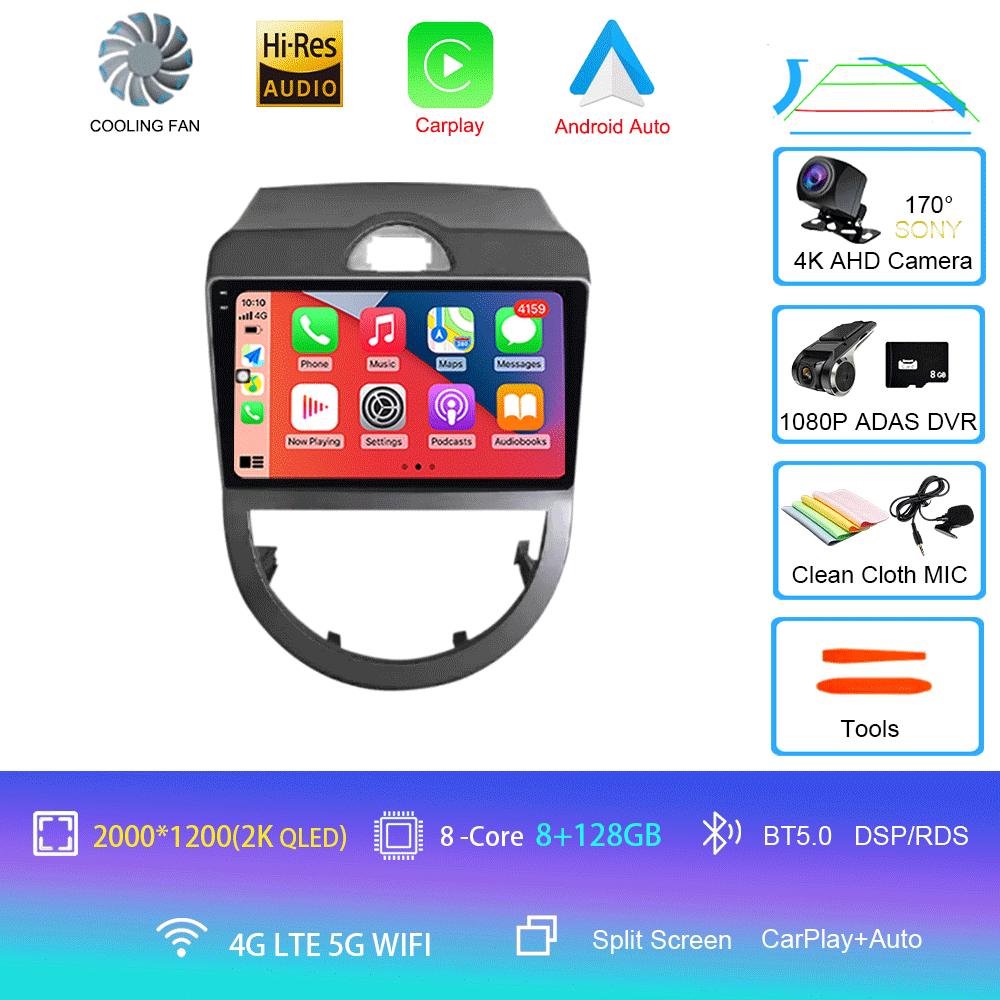 Android 14 For KIA Soul 2009-2013 Built-In Carplay AUTO Car Radio Stereo DSP IPS Multimedia Player GPS Navigation BT WIFI