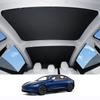 Солнцезащитные шторки для Model 3 Highland Model Y 2017-2024 Ледяная ткань Пряжка Солнцезащитный козырек Стекло Переднее Заднее Люк на крыше Аксессуар