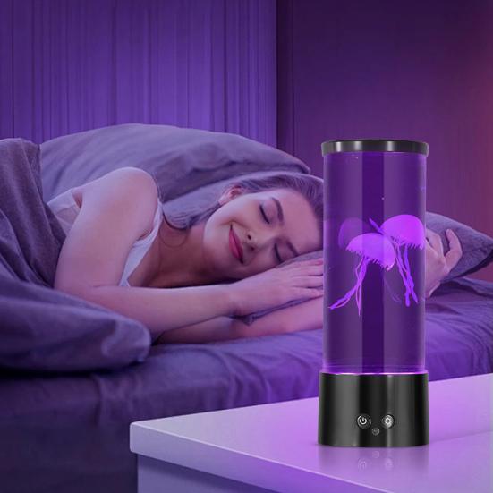 Светодиодная лампа-медуза 17 цветов, свет для аквариума с медузами с пультом дистанционного управления, аквариум 'Фантазия'