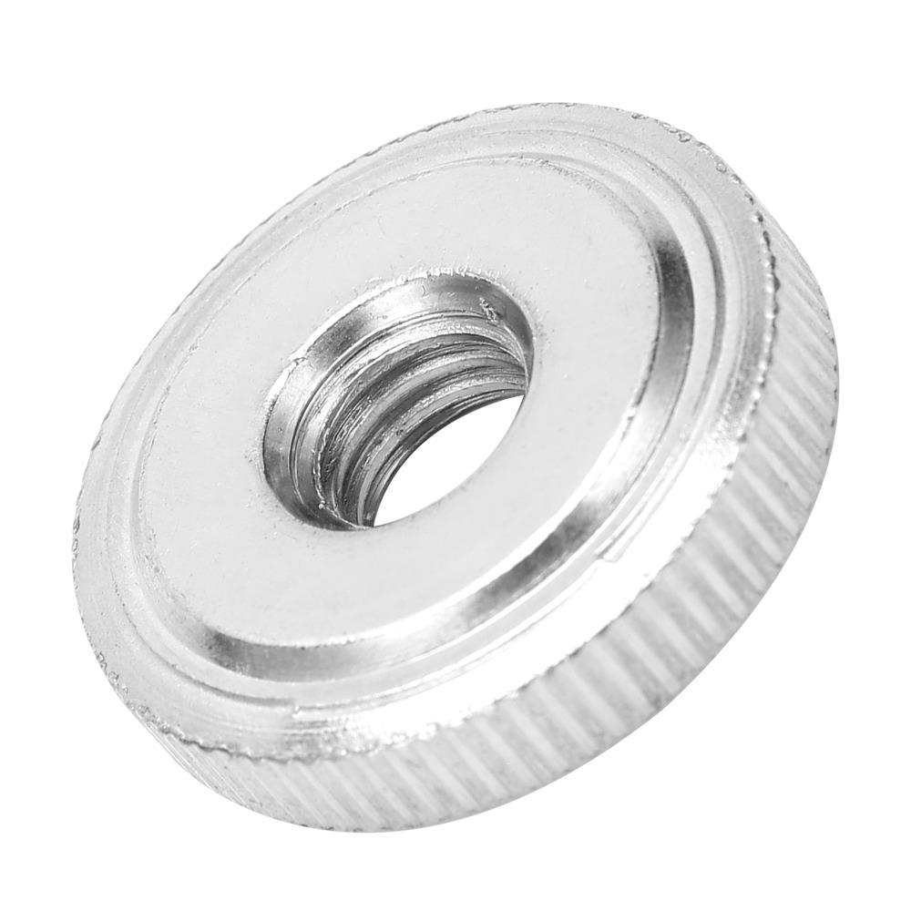 10pcs Flat Head Knurled Thumb Nuts Single Layer Head Carbon Steel Nuts  Fastener Hardware