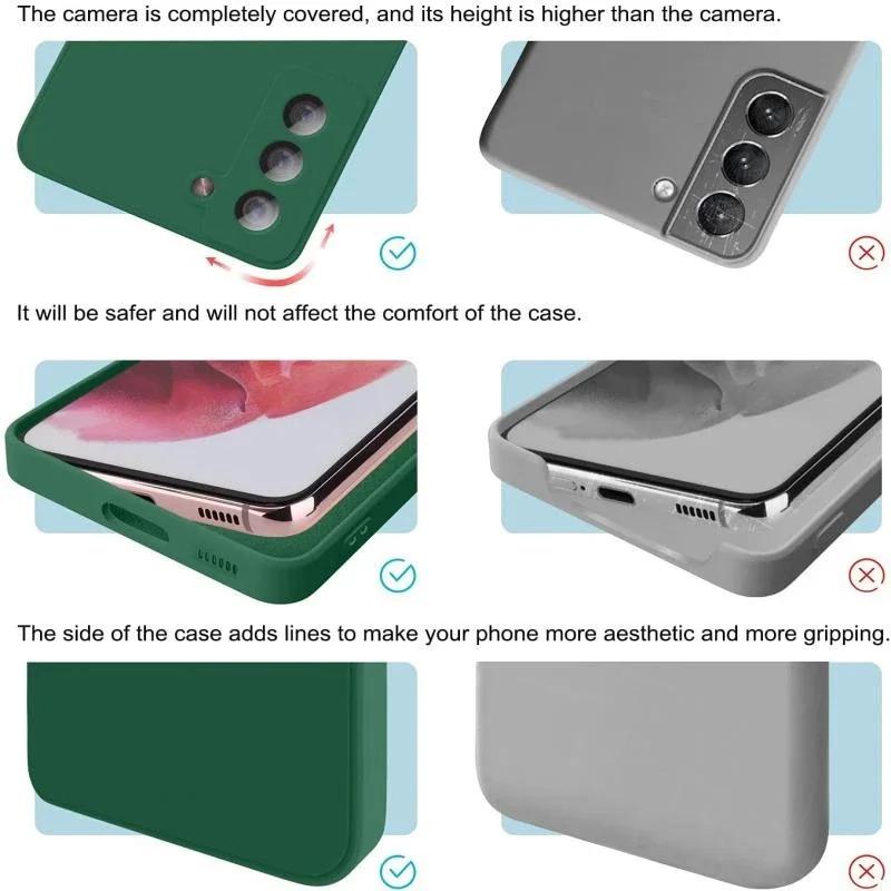 Для Samsung A55 A54 5G Чехол Квадратный жидкий силиконовый чехол для телефона Samsung Galaxy A55 A54 A 55 5G S24 Ultra Plus Мягкая задняя крышка