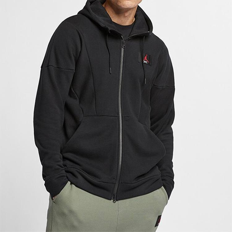Jordan Air Jordan 3 Jackets Men's Black Hooded Moderate Other (Unisex) Jackets AV2291 010