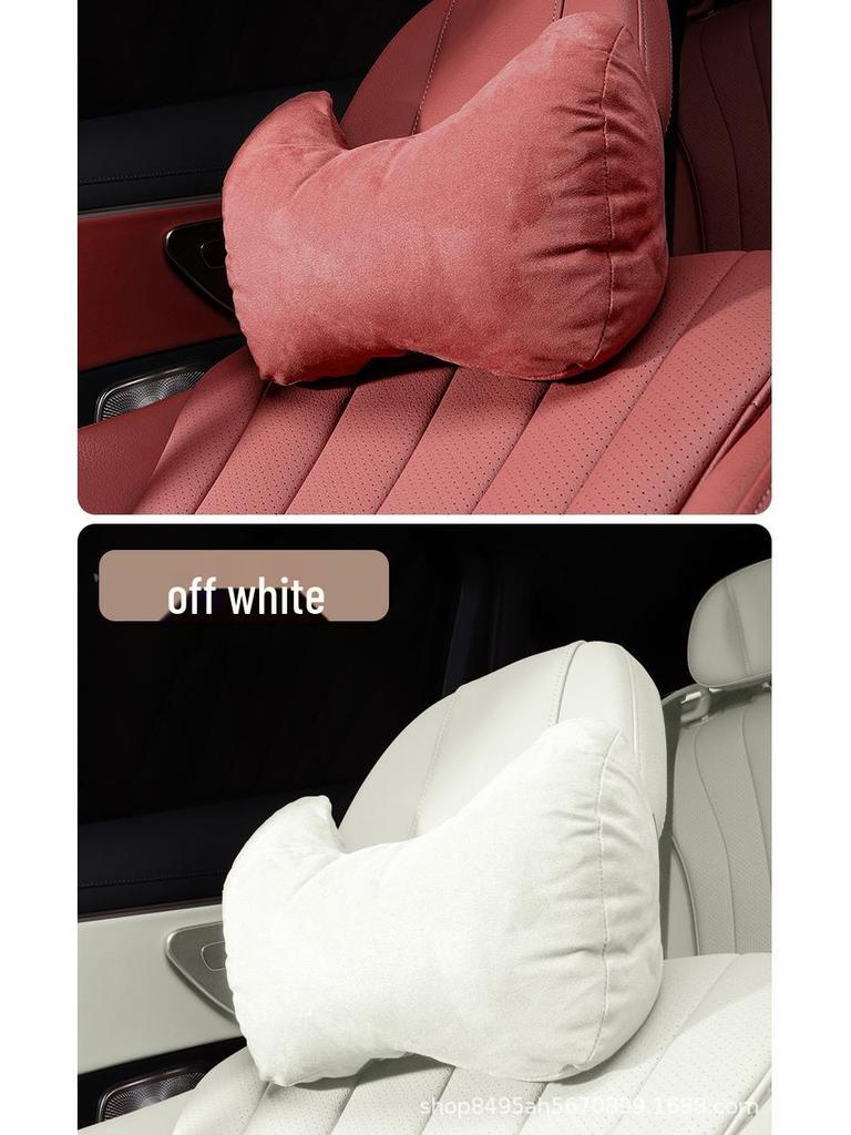 Maybach Mercedes Neck Protection Suede Pillow - High-end Car Seat Headrest