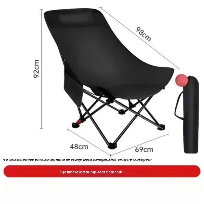Lin Pan Outdoor Folding High-Back Camping Chair