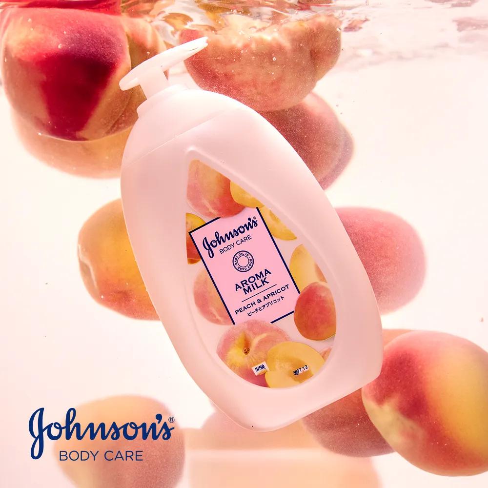 [Водянистый лосьон с персиком] Johnson's Aroma Milk Персик и Абрикос 500 мл x2