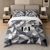 3Pcs Bedding SetFulham Football Soft Bed Sheet and Two Pillowcases Home Bedroom Decor