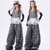 Girls Jazz Dance Performance Outfit Set Kids Street Costume Sleeveless Top Pants With Accessories