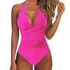 Summer Sexy One Piece Large Size Swimwear Push Up Women Plus Size Swimsuit Closed Bodysuit Female Bathing Suit Pool Beachwear