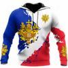 France Hoodies Men's Hoodie 3D Print France Flag Tops Autumn Long Sleeve Streetwear Designer Hooded Hoodie For Men Clothing