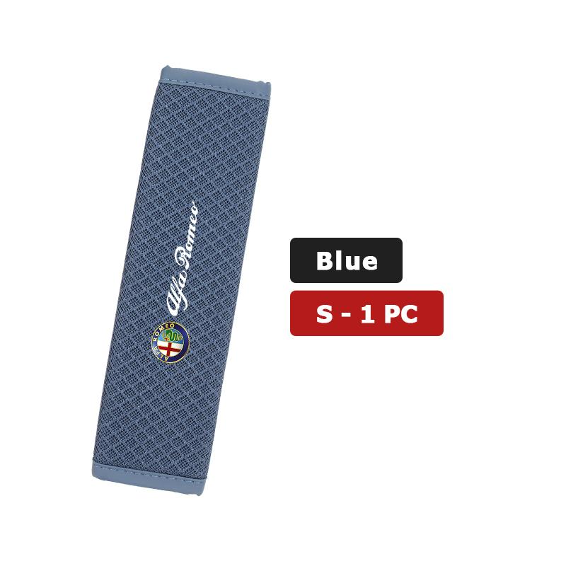 For Alfa Romeo 1/2PCS Car Seat Belt Cover Adjustable Ice Silk Safety Protection Shoulder Pad 159 Giulietta 156 147 Giulia Mito