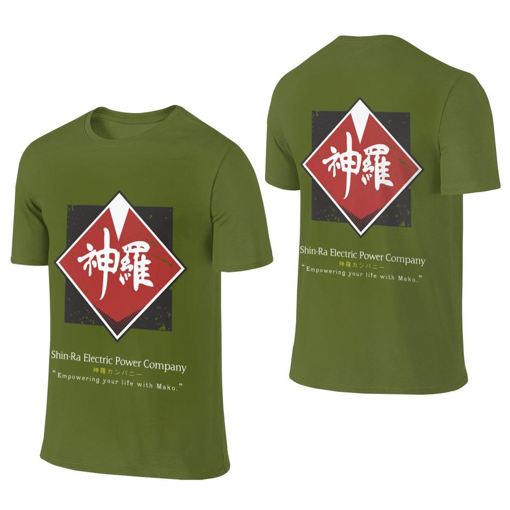 Shinra Company Final Fantasy Vii Shopping Reversible Tshirt Loose Lazy Sweatabsorbing And Quickdrying Tee