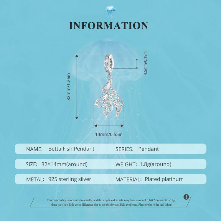 BAMOER Стерлингового Серебра 925 пробы Радуга Медуза Очарование Хвост Русалки Подвеска Мечта Океан Бусины Подходит DIY Браслет Ожерелье Ювелирные Изделия Сделать