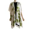 Spring And Summer Lijing Forging Sunscreen Silk Scarf Cape Split Shawl Femininity High-End Scarf Outer Wear