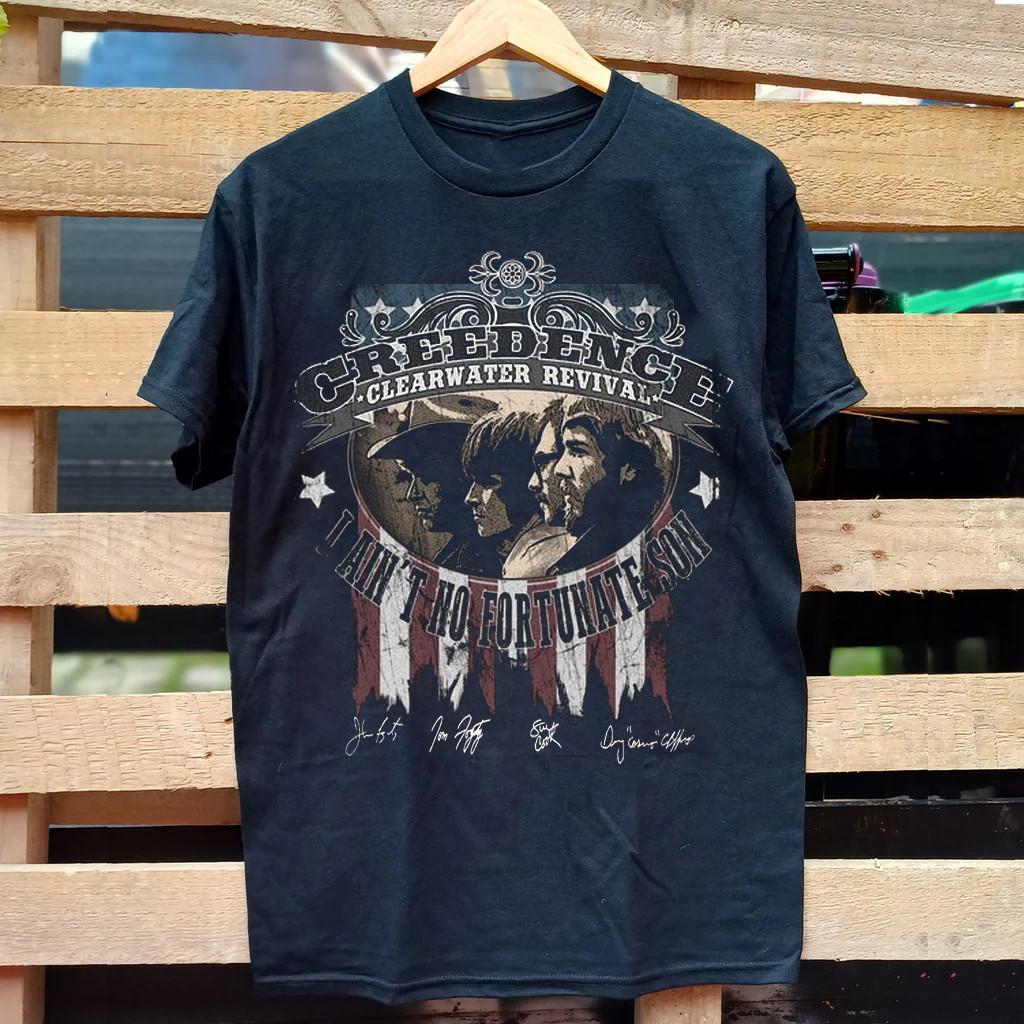 Редкая футболка унисекс CREEDENCE CLEARWATER REVIVAL Signature S - 5XL GC2206
