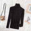 Women Fall Turtleneck Sweater Knitted Soft Pullovers Jumpers Basic Soft Sweaters Blouse