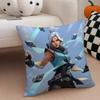 Competitive Tactical American Game VVALORANT Cushion Cover Throw Pillow Cover Hidden Button Durable Polyester Chair Cushion